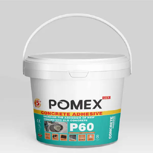 چسب بتن ضد آب و آنتی باکتریال pomex p60